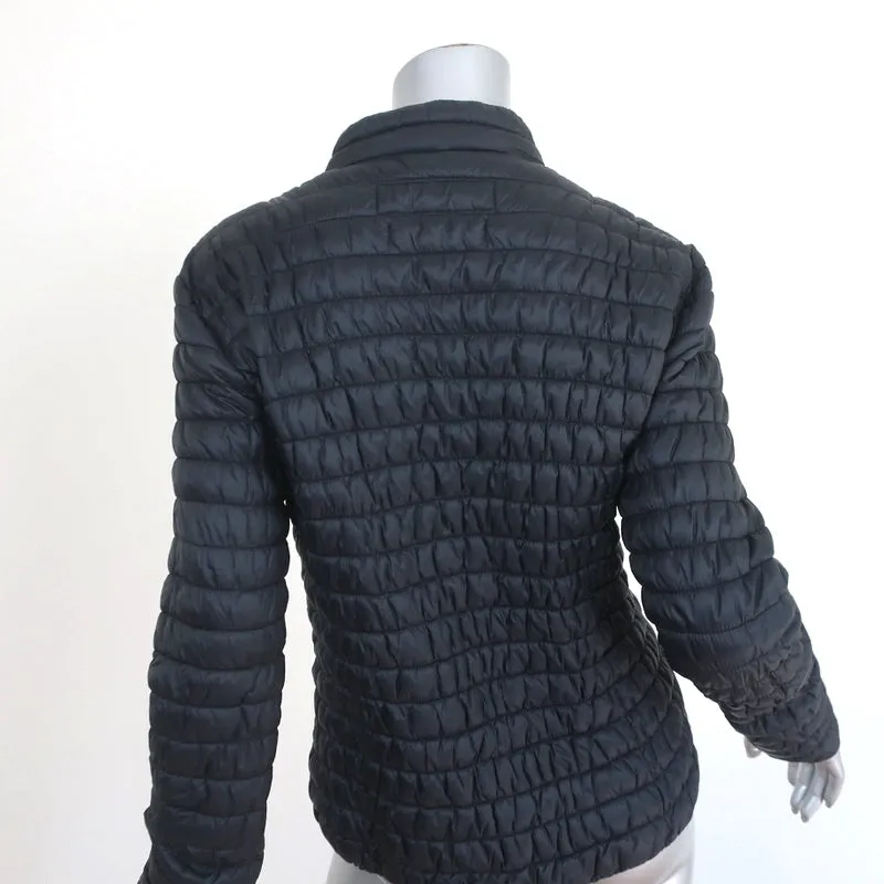 Replay Quilted Puffer Jacket Black Size Small