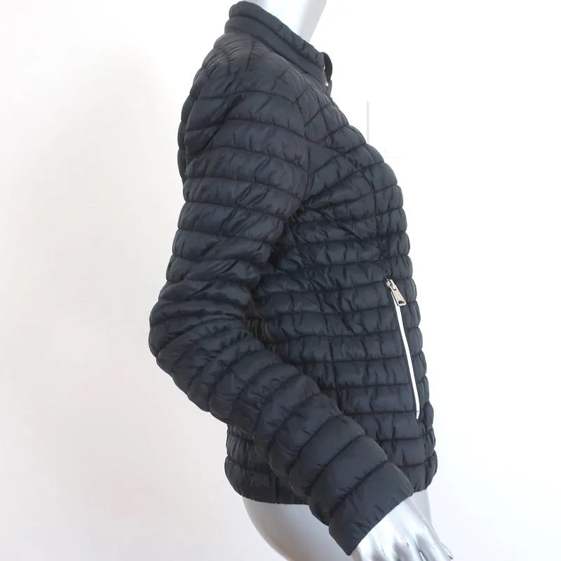 Replay Quilted Puffer Jacket Black Size Small