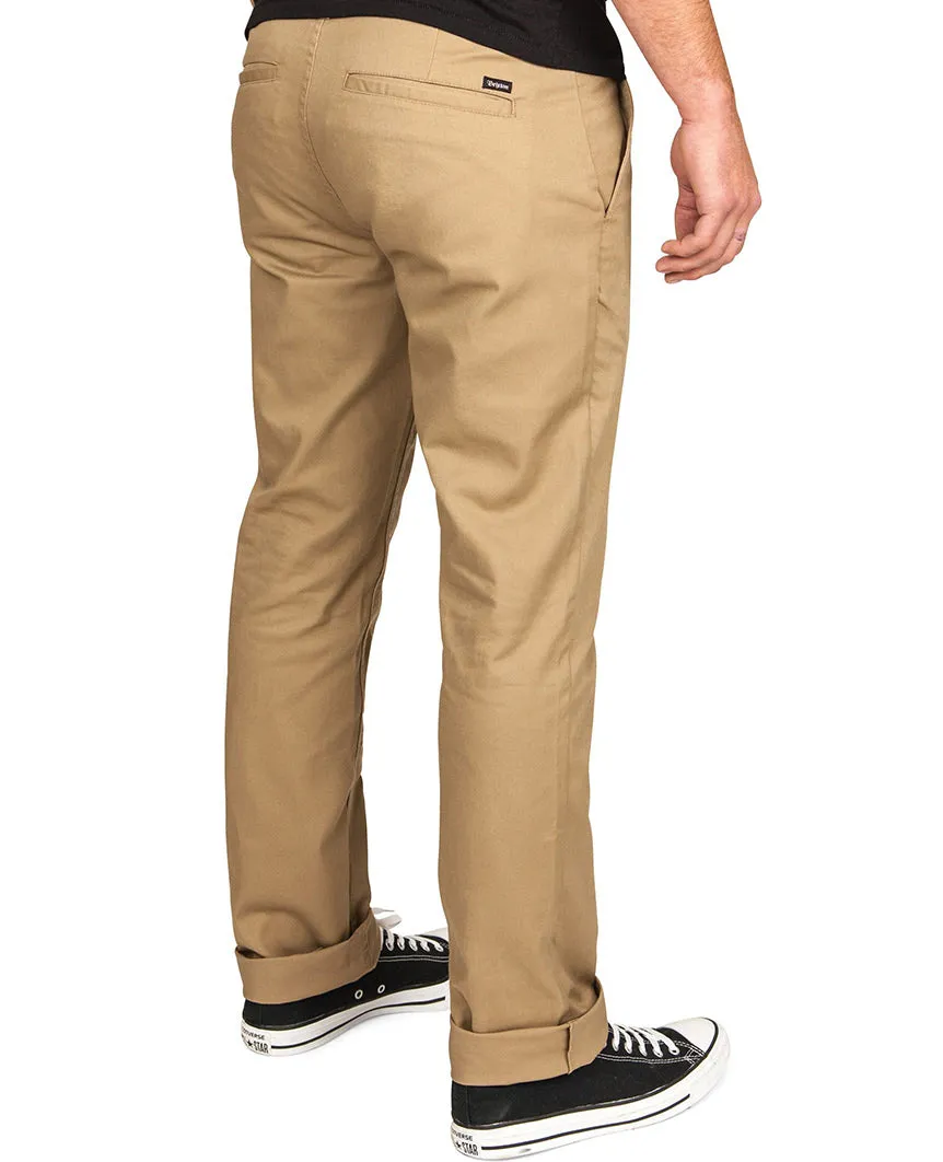 Reserve Standard Fit Chino Pant Khaki