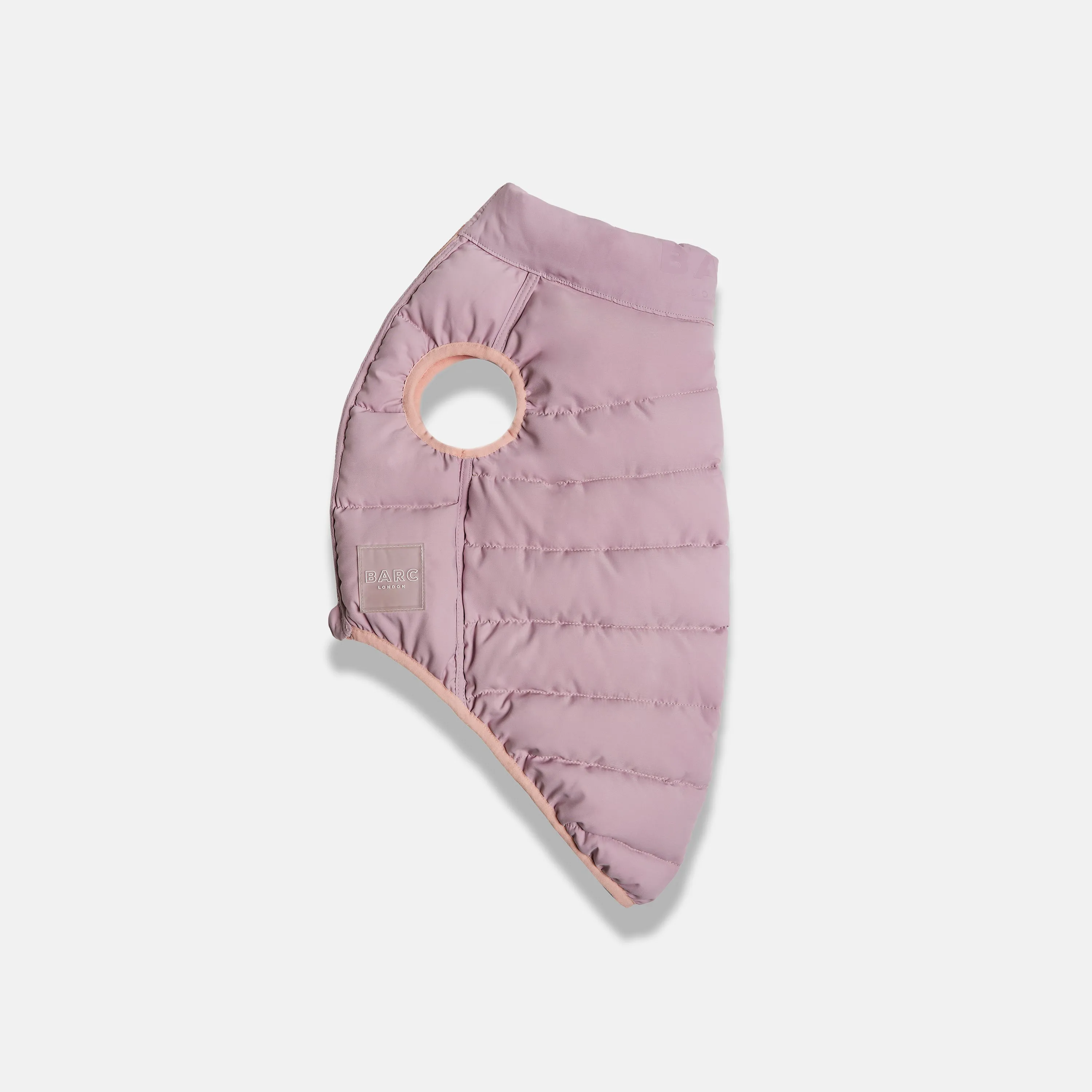 Reversible Dog Puffer Jacket: Pink & Lilac