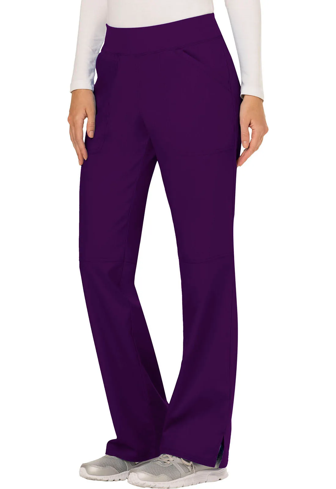 Revolution WW110 Mid Rise Straight Leg Pull-on Pants Eggplant