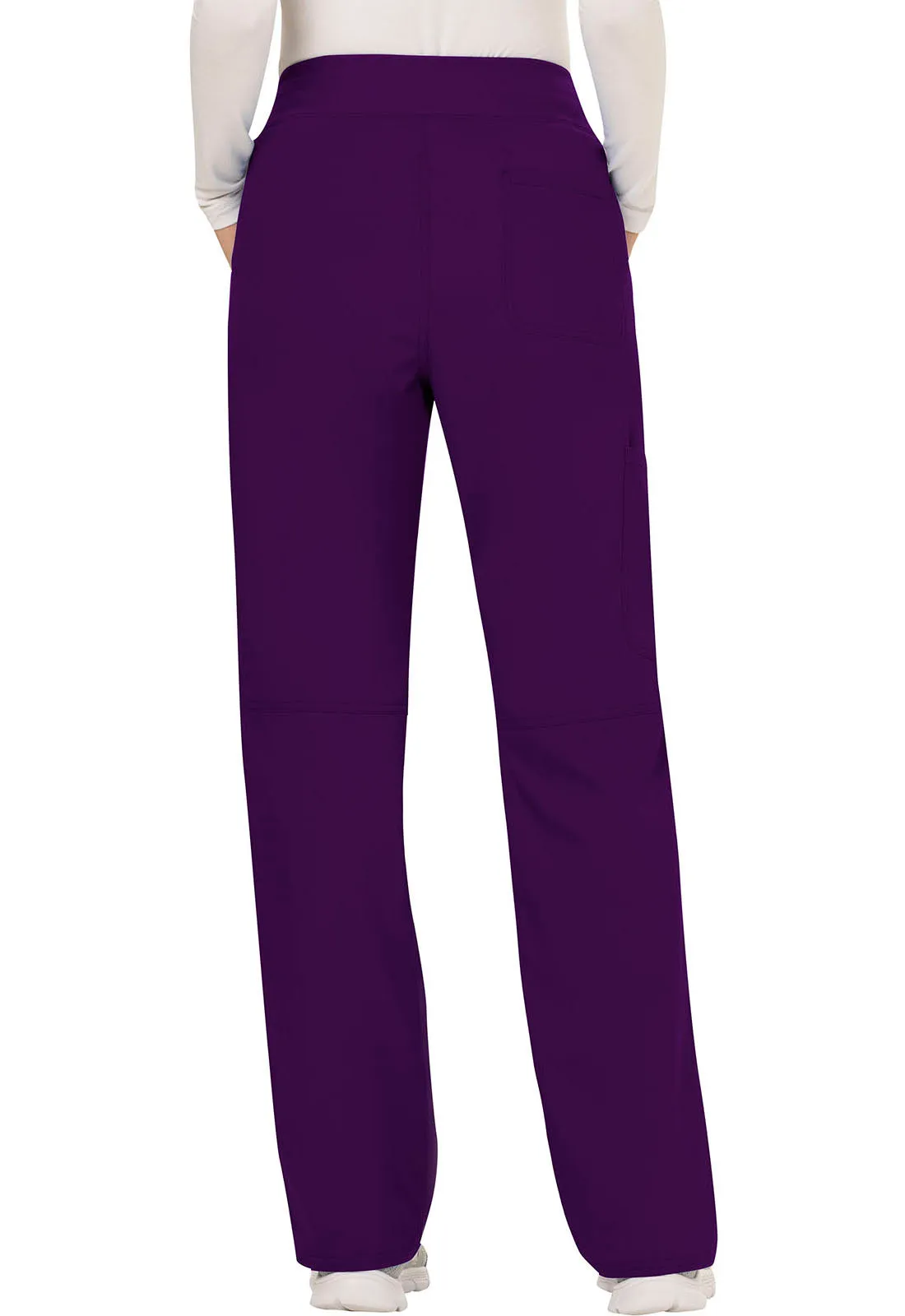 Revolution WW110 Mid Rise Straight Leg Pull-on Pants Eggplant