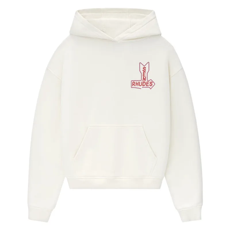 RHUDE Logo-Print Cotton-Jersey Hoodie