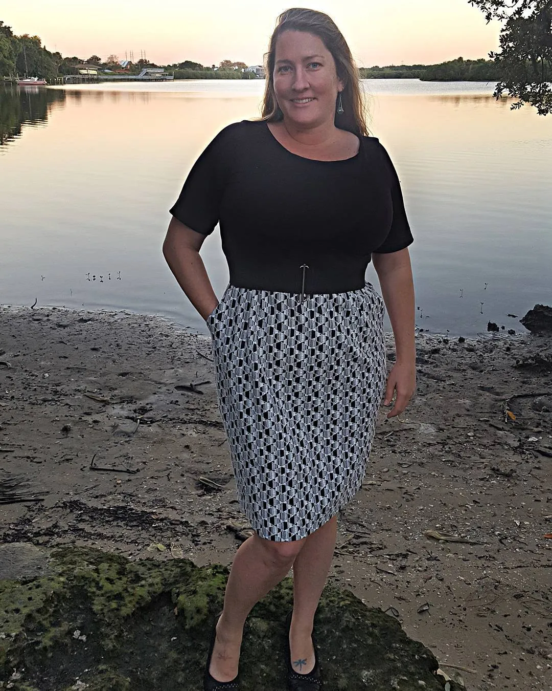 Rivermont Dress & Top 12-32 printed pattern