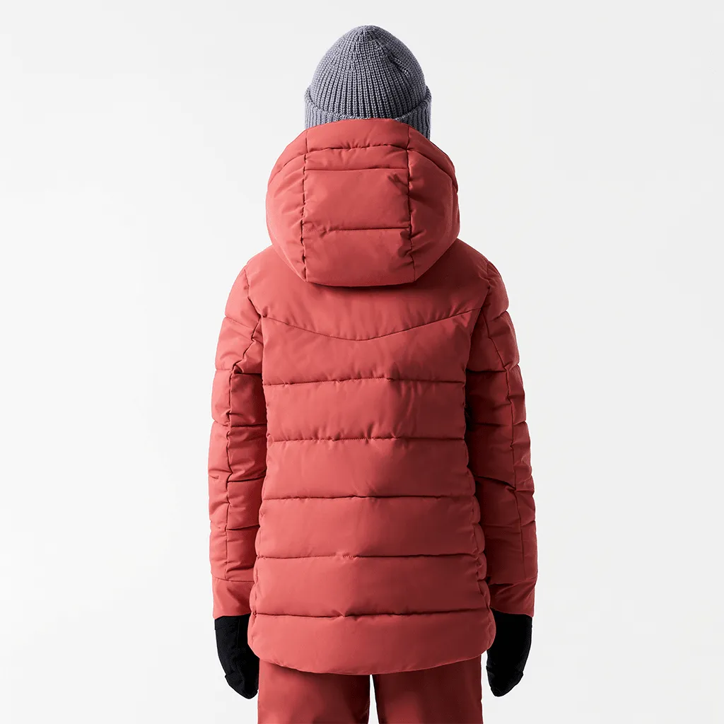Riya JR synthetic down kids' jacket - Cedar