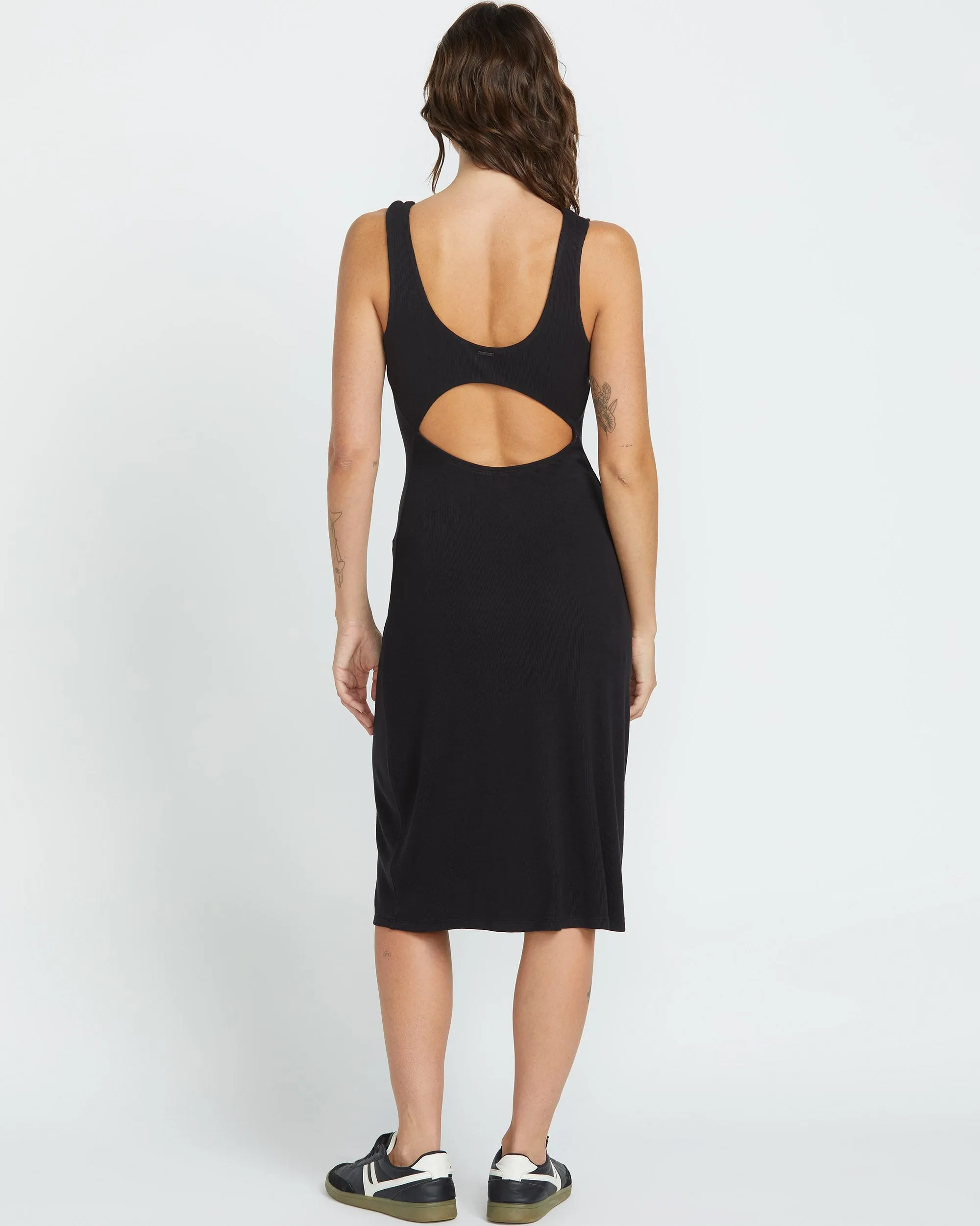 Rizzled Kleid - BLACK