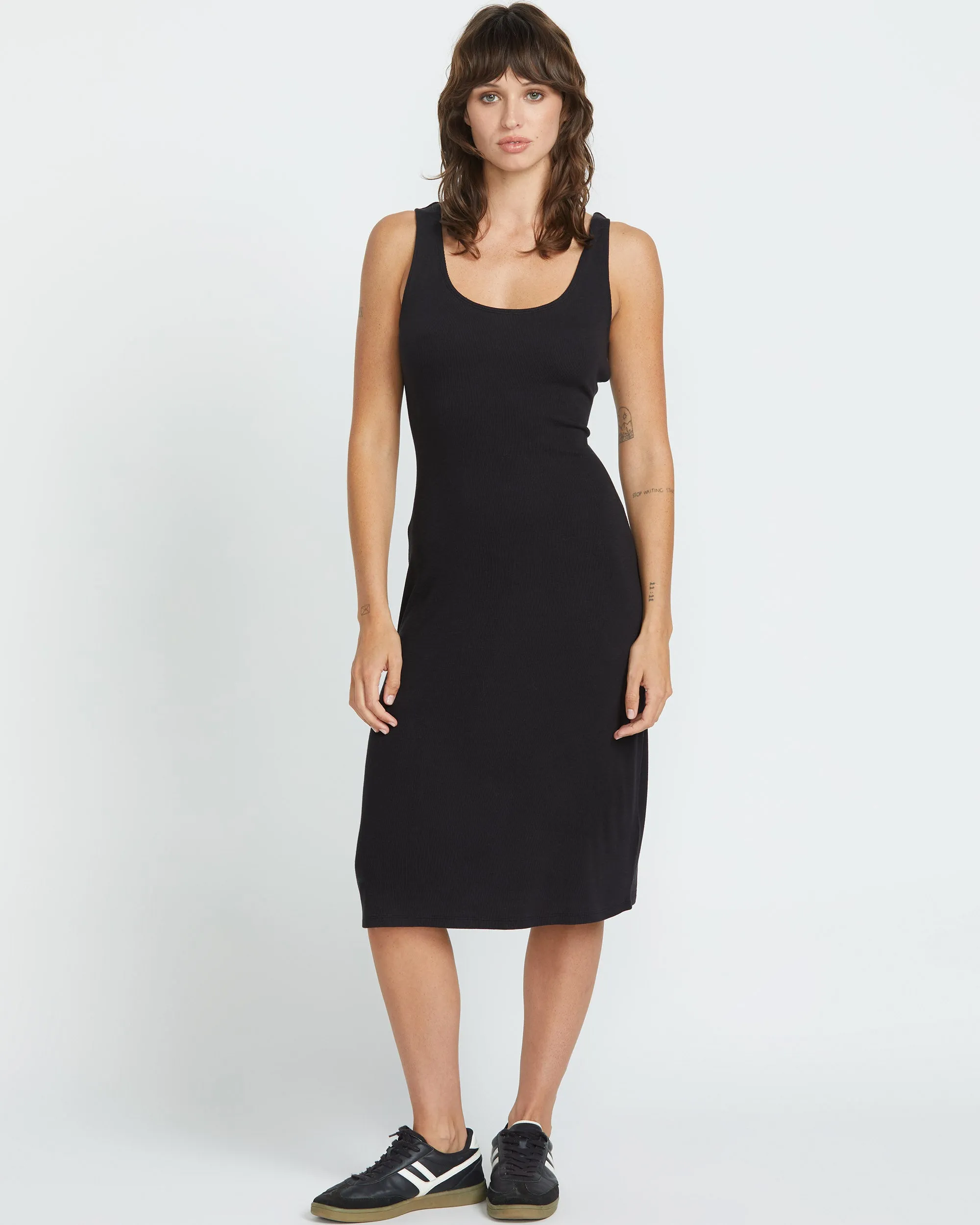 Rizzled Kleid - BLACK