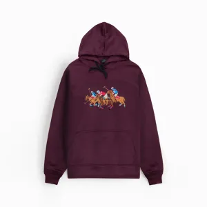 RL 3 Maroon Hoodie