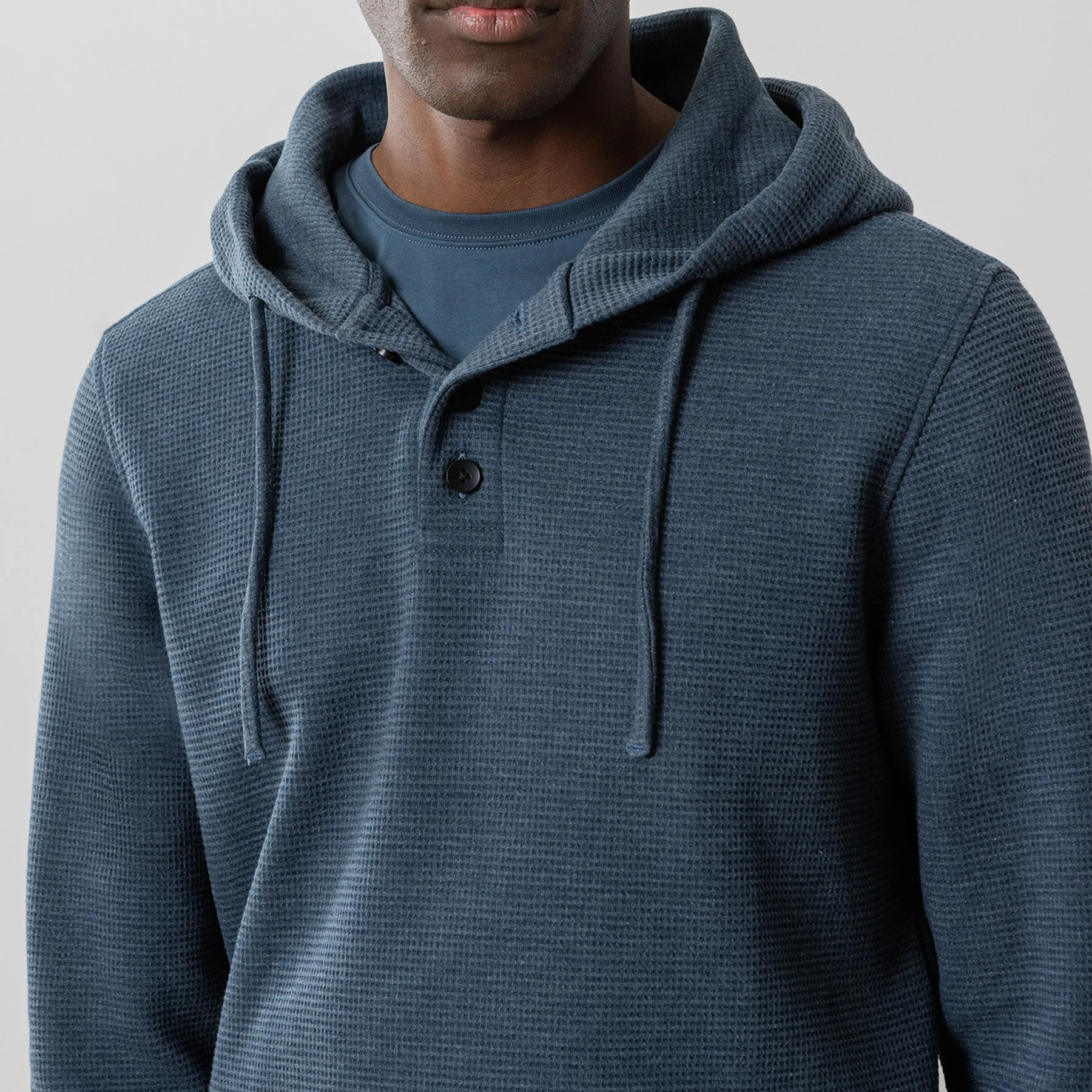 Robert Barakett Grenfell Long Sleeve Hoodie - Dark Teal