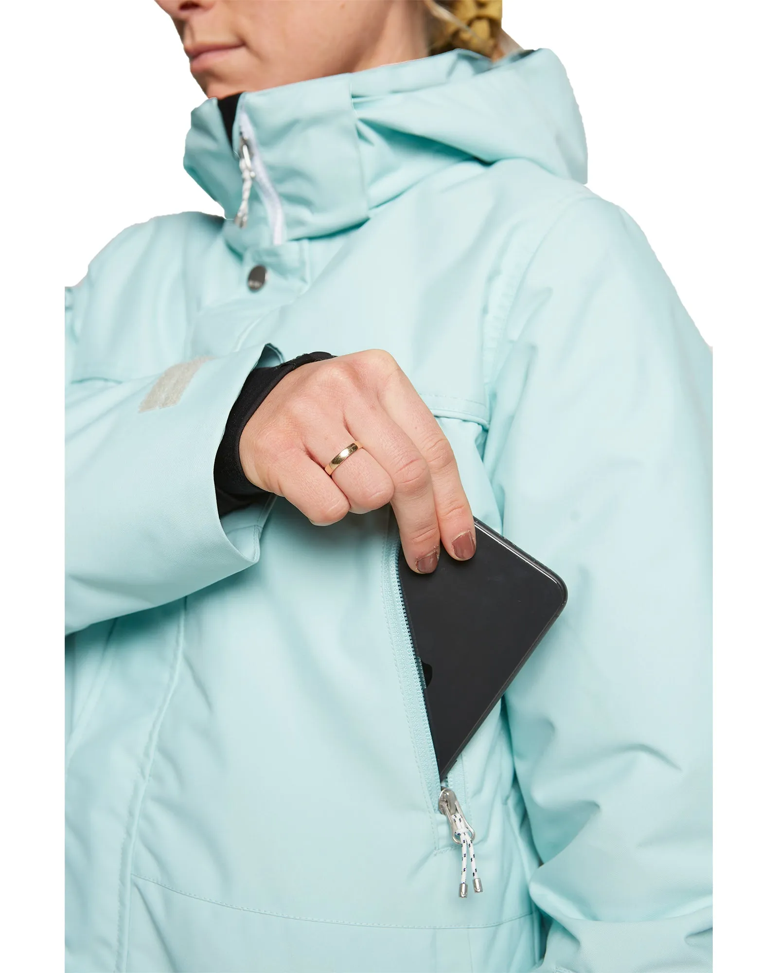 Rojo Plus Size Aster 2.0 Jacket Womens Pastel Turquoise