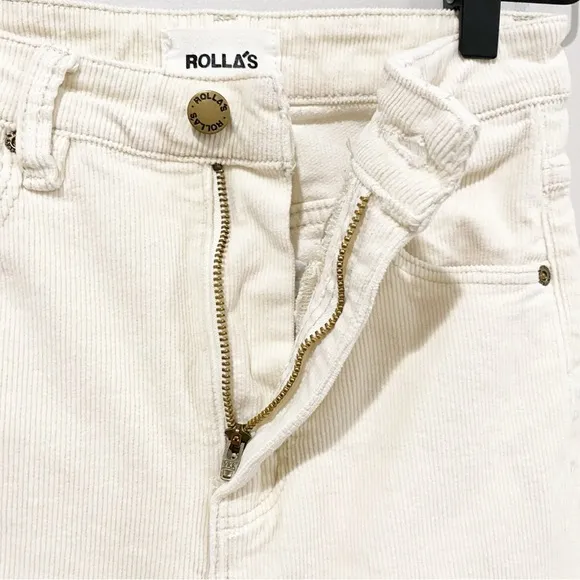 ROLLA’S Eastcoast Flare Vanilla Corduroy Boho Festival Beachy Hippie Size 24
