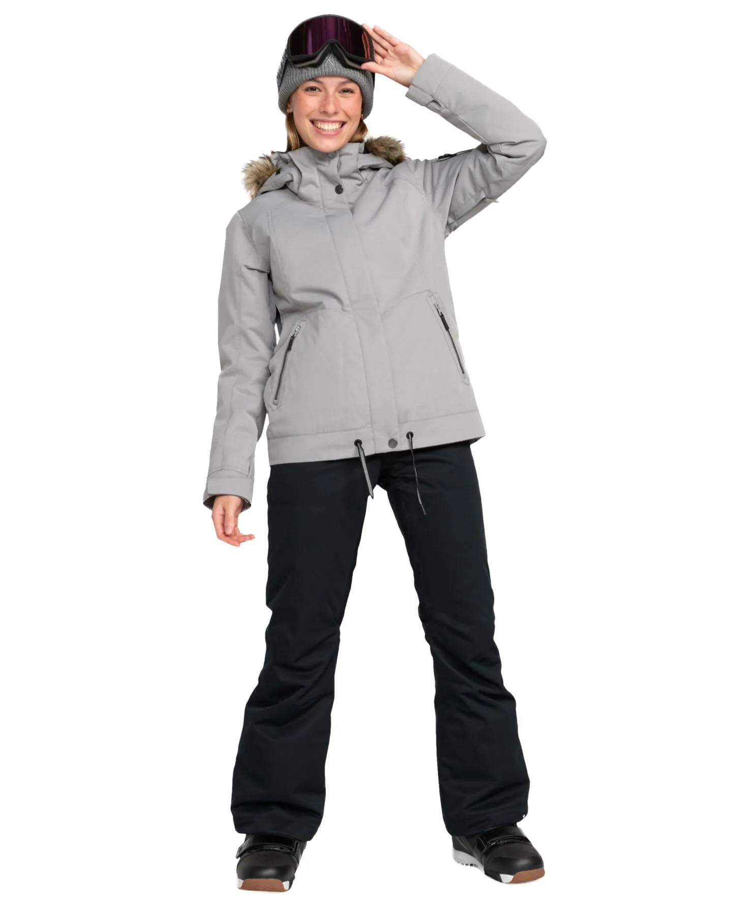 Roxy Women's Meade Technical Snow Jacket - Heather Grey