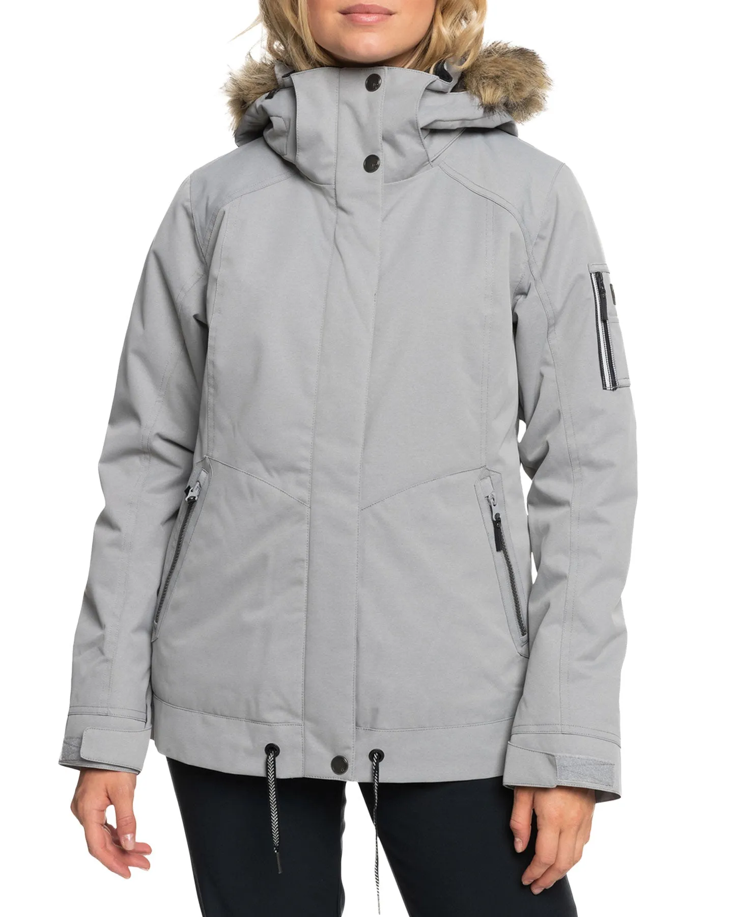 Roxy Women's Meade Technical Snow Jacket - Heather Grey
