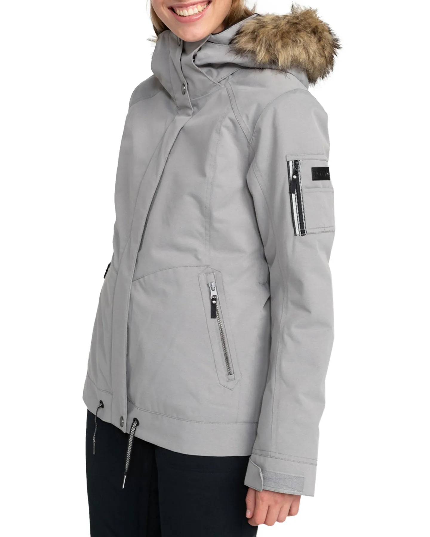 Roxy Women's Meade Technical Snow Jacket - Heather Grey