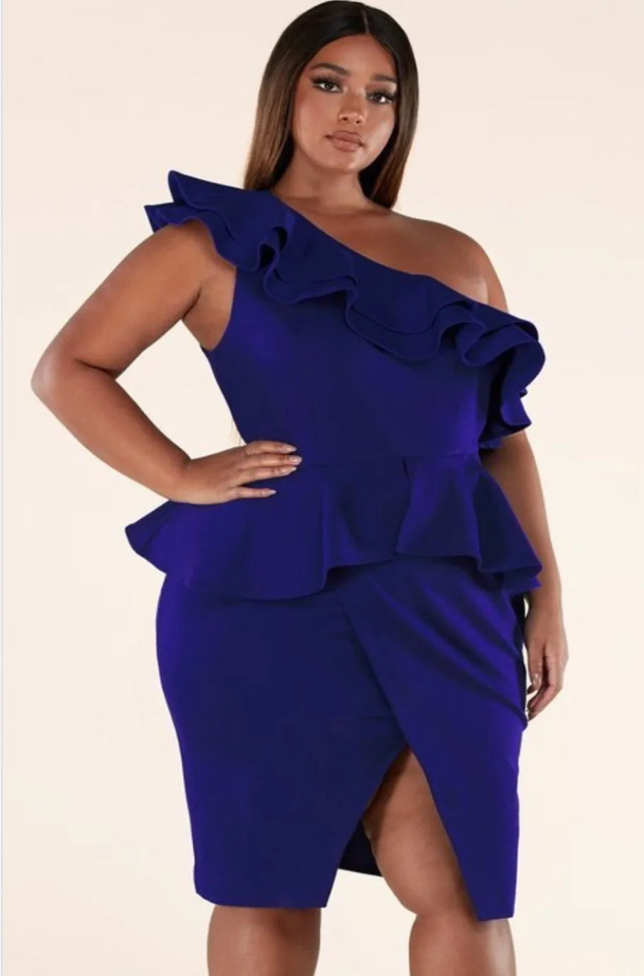 Royal Bodycon Dress