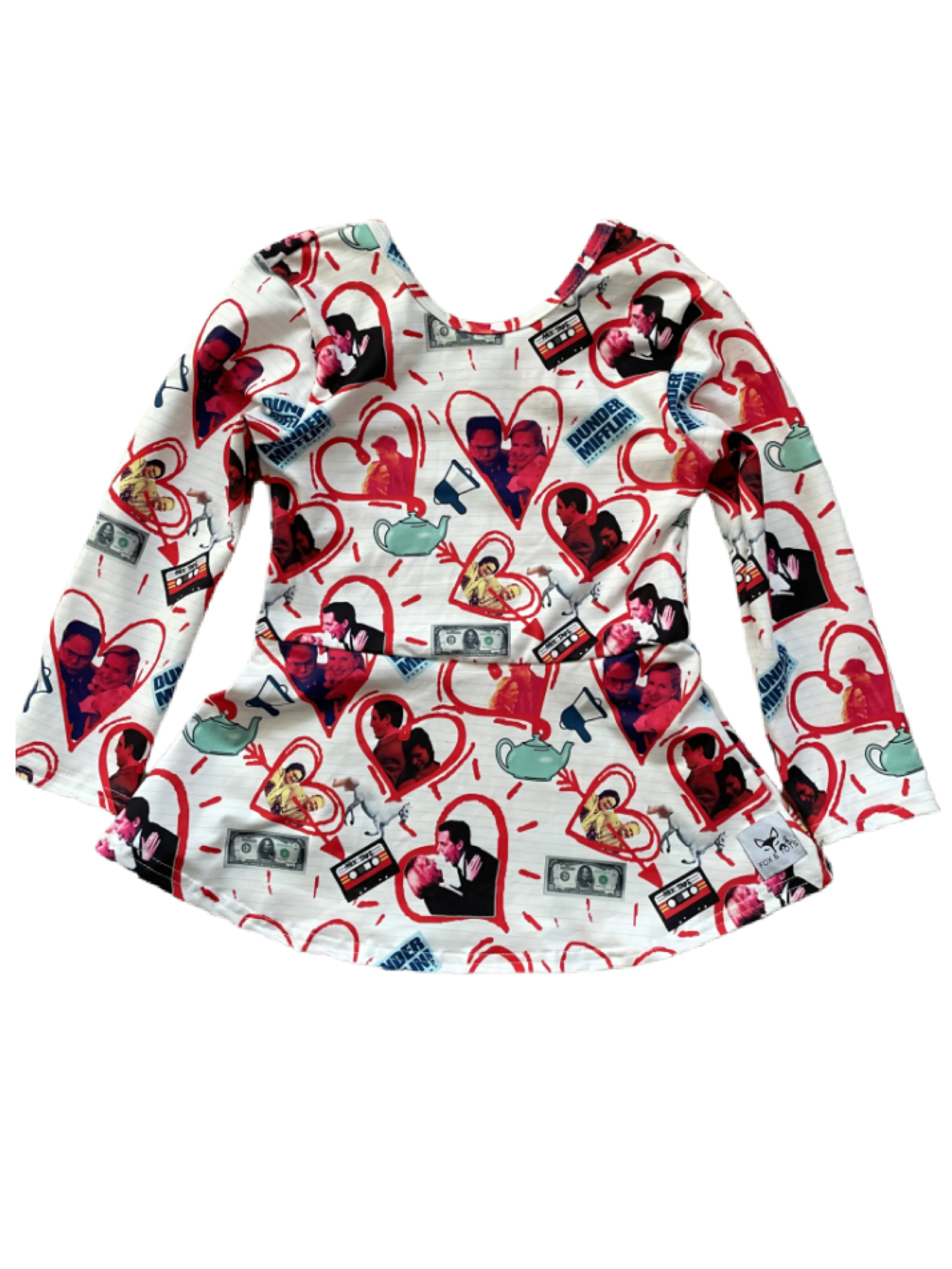 rts Office Romance Long Sleeve Peplum 12.9