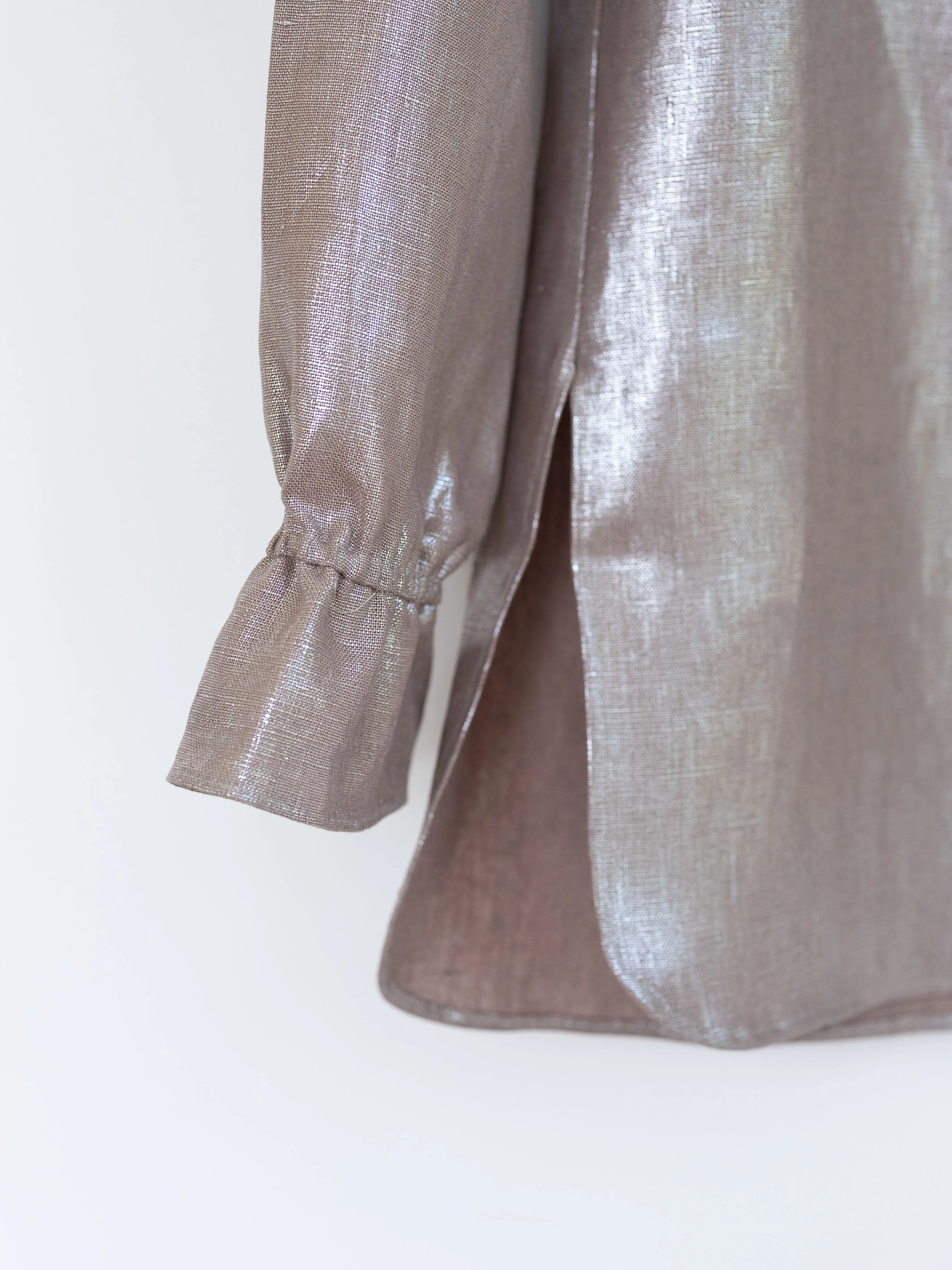 Ruffled Tunic in Linen