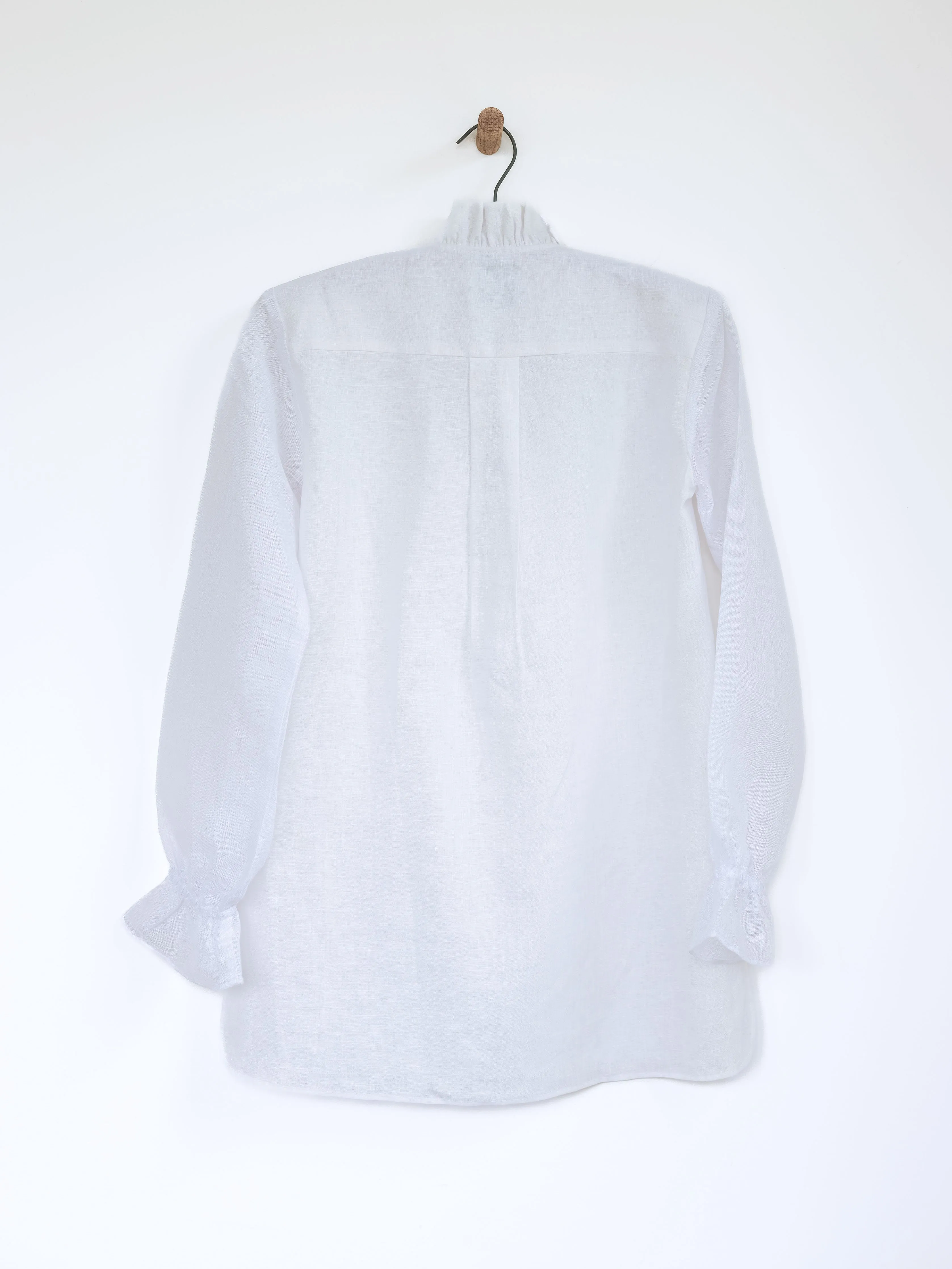 Ruffled Tunic in Linen