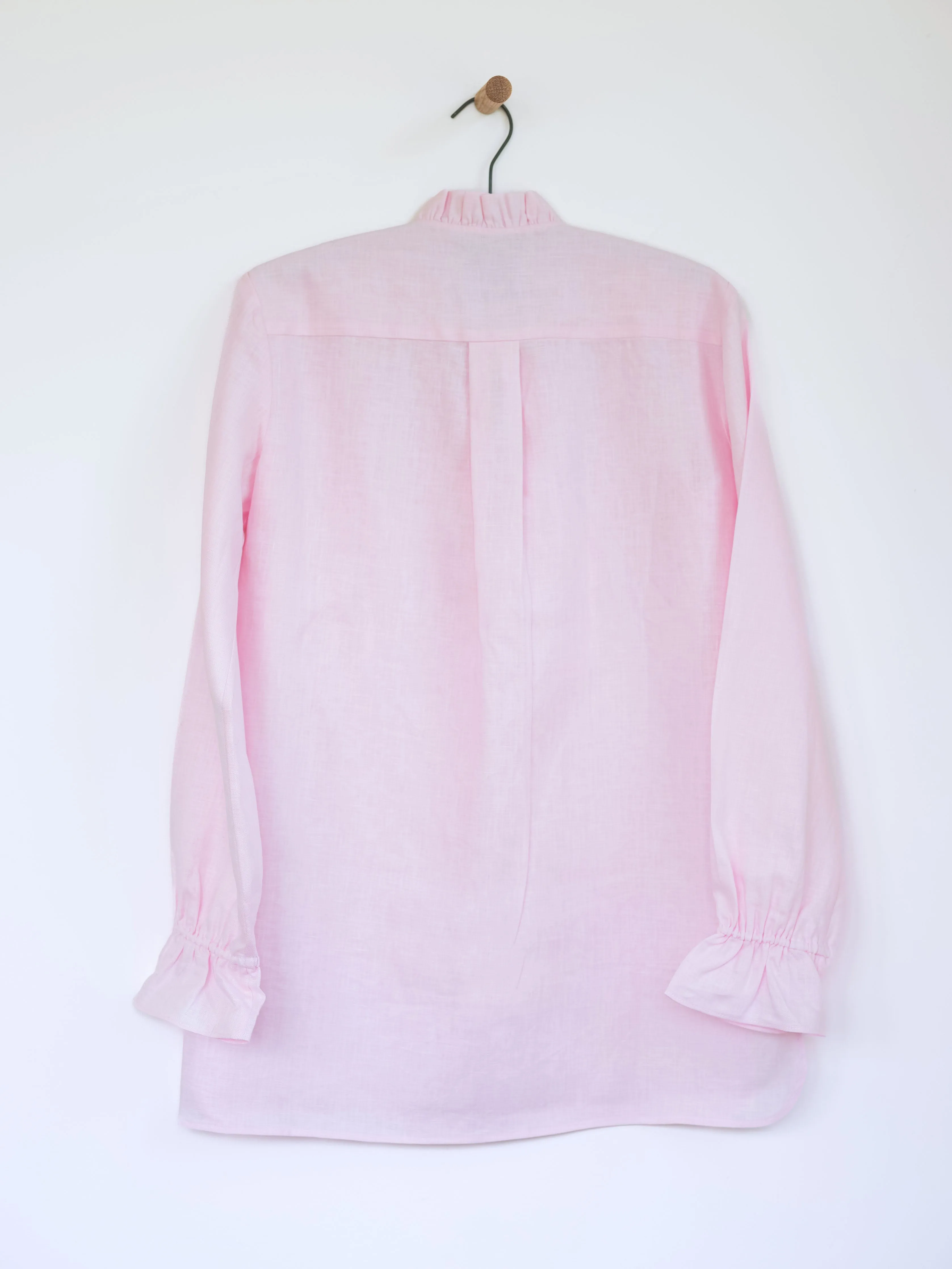 Ruffled Tunic in Linen