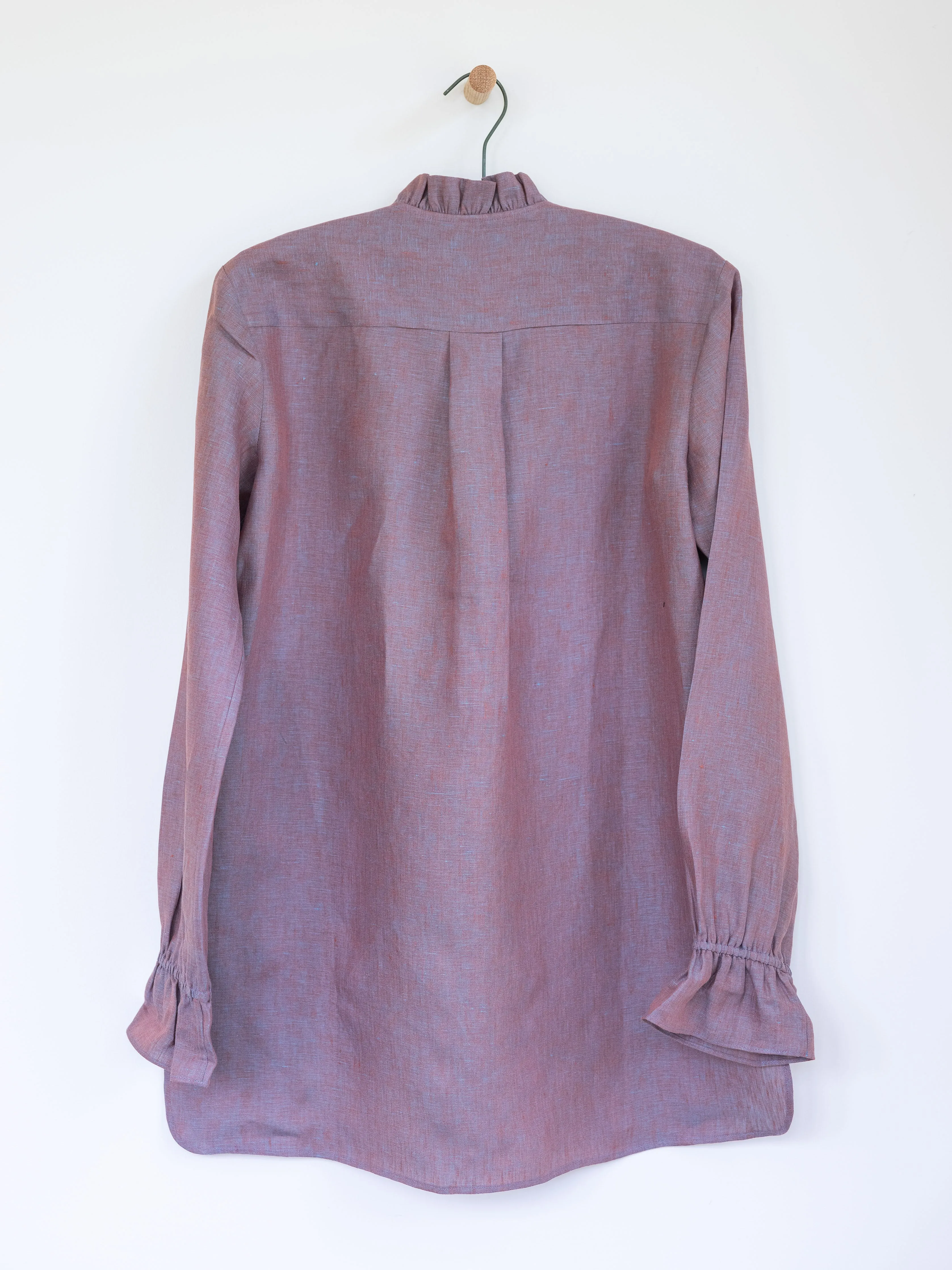 Ruffled Tunic in Linen