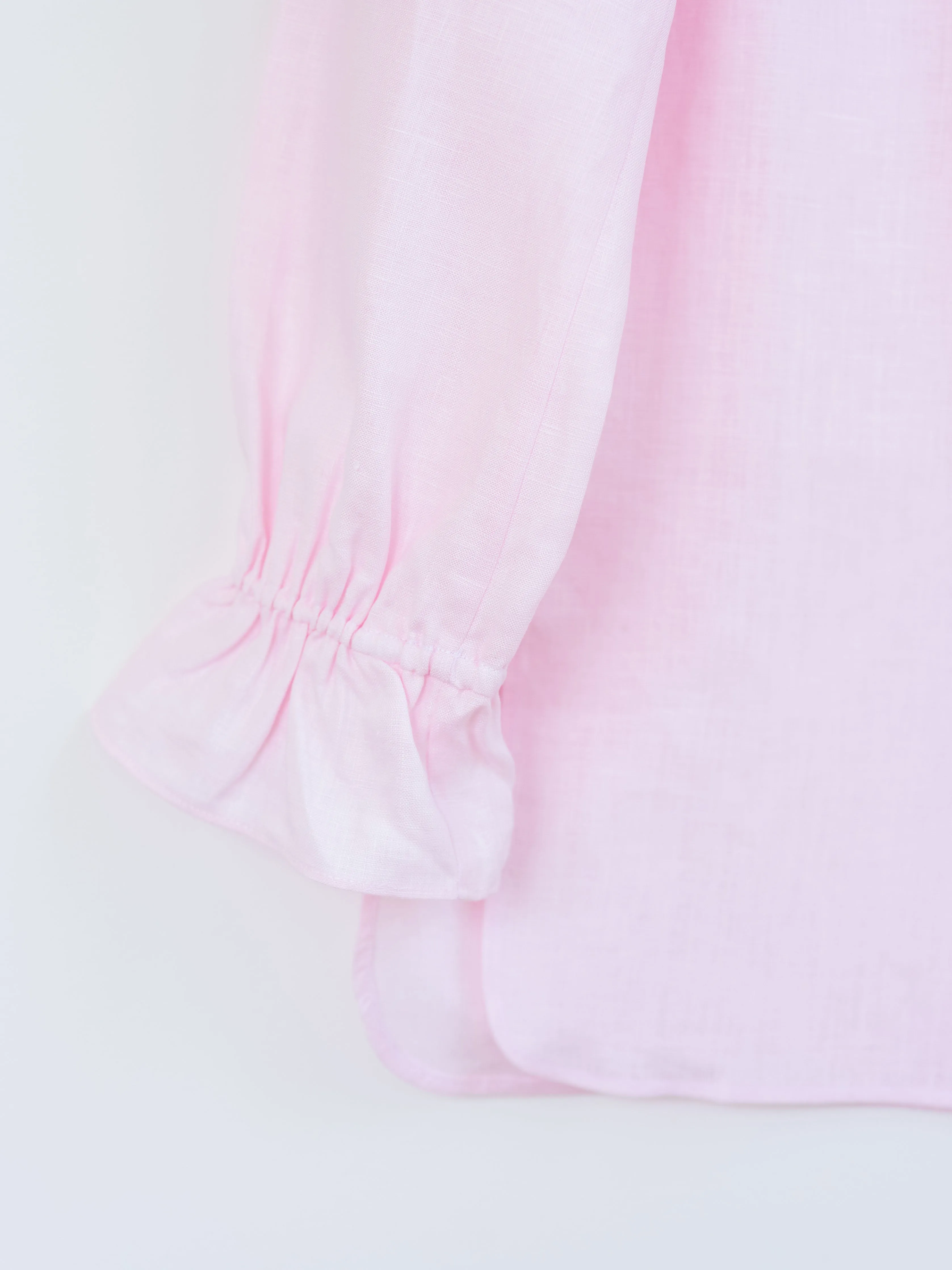 Ruffled Tunic in Linen