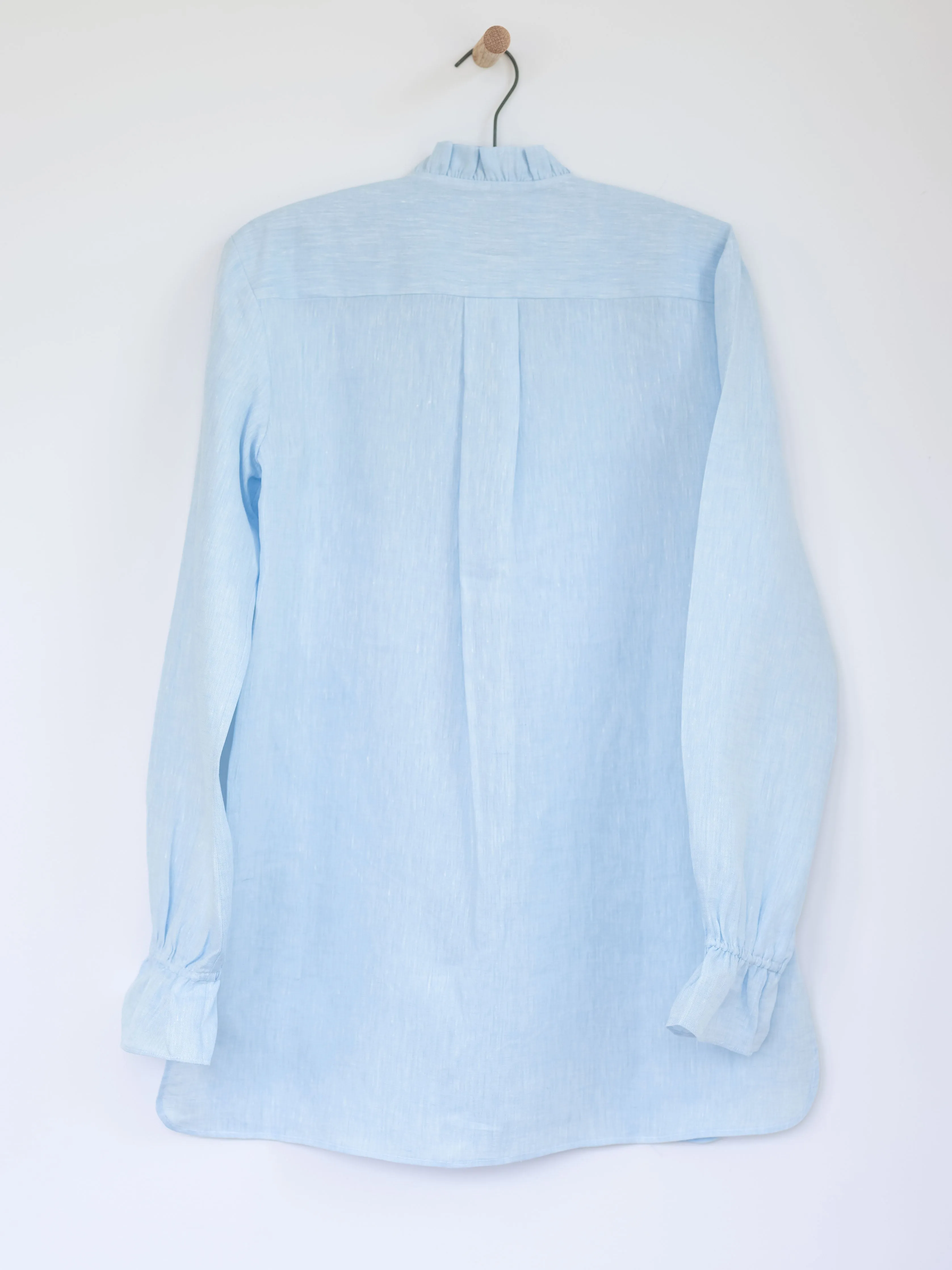 Ruffled Tunic in Linen