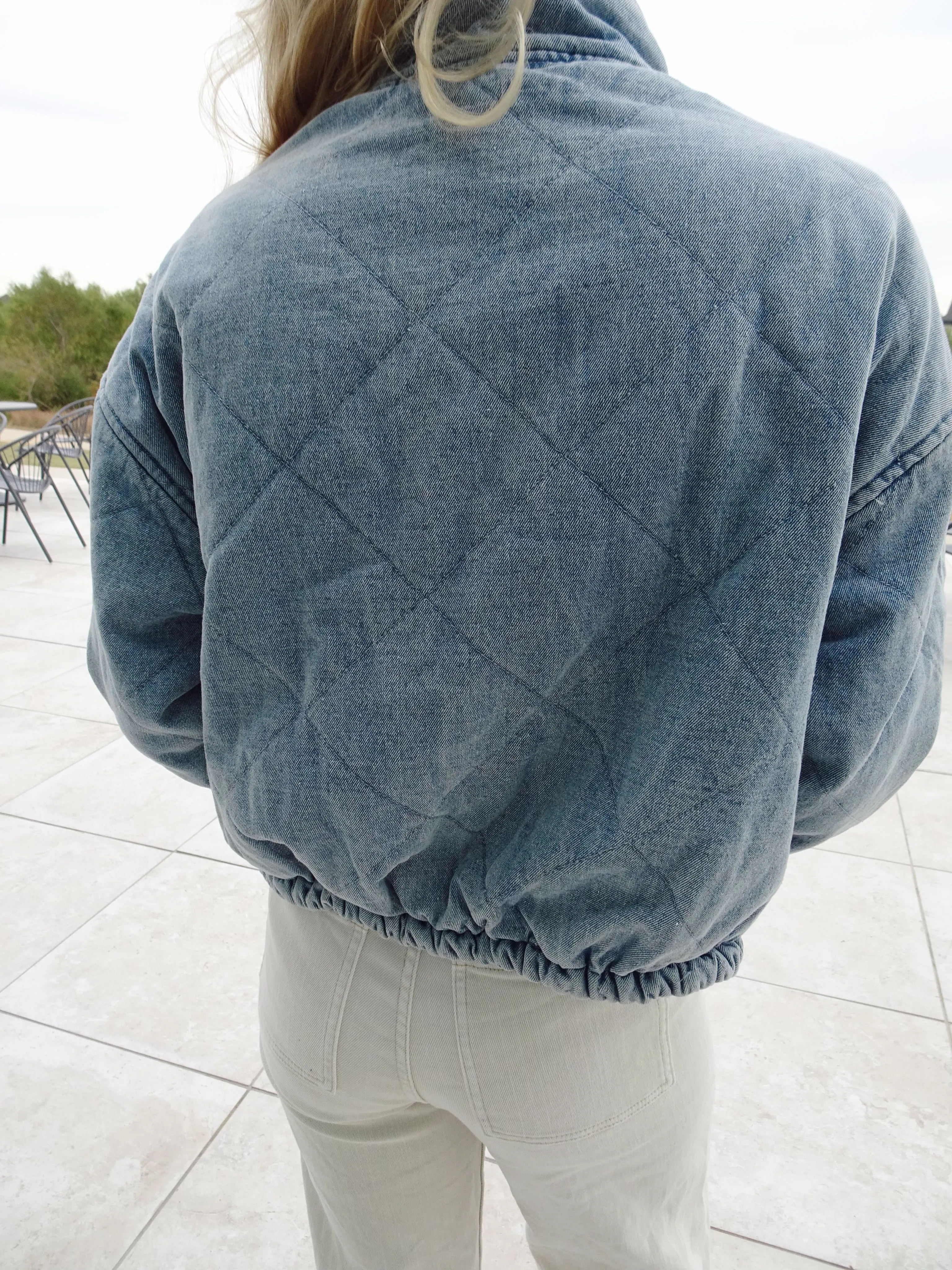 Rylan Denim Puffer