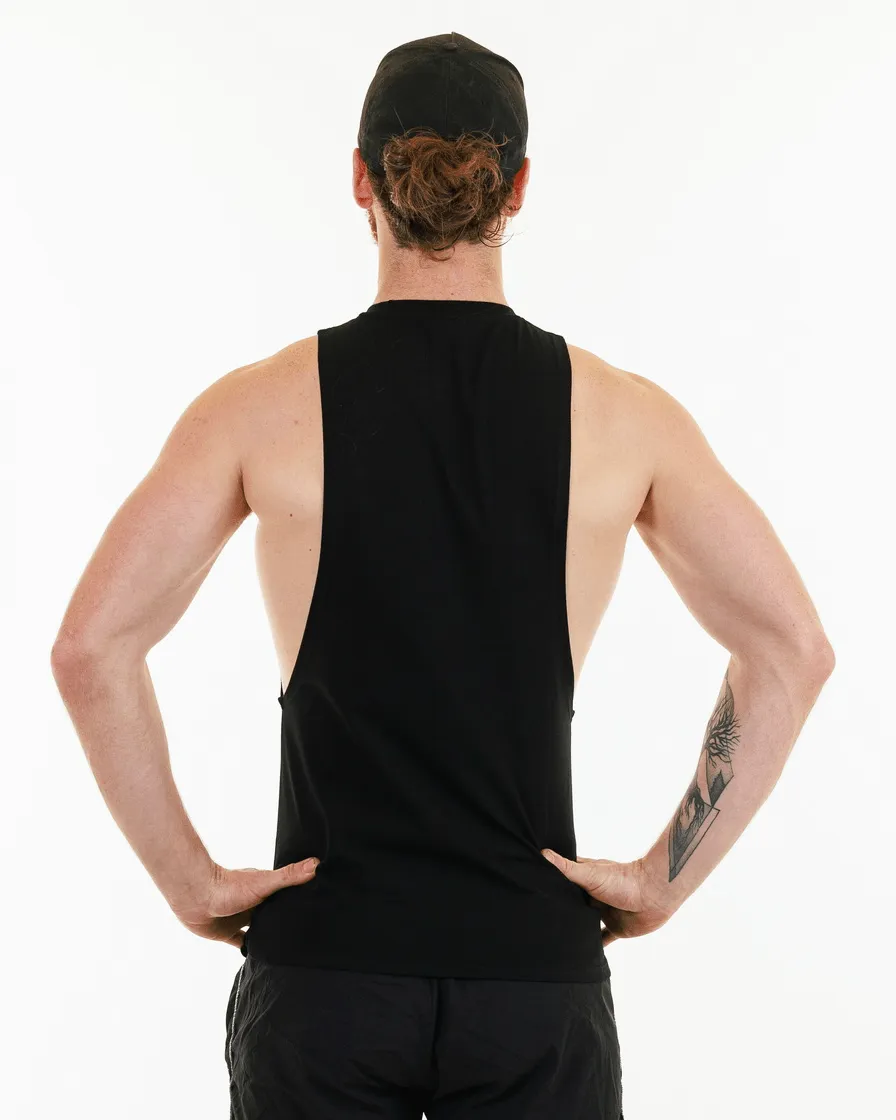 S'22 Boxed Tank - Black Green Camo