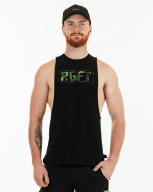S'22 Boxed Tank - Black Green Camo