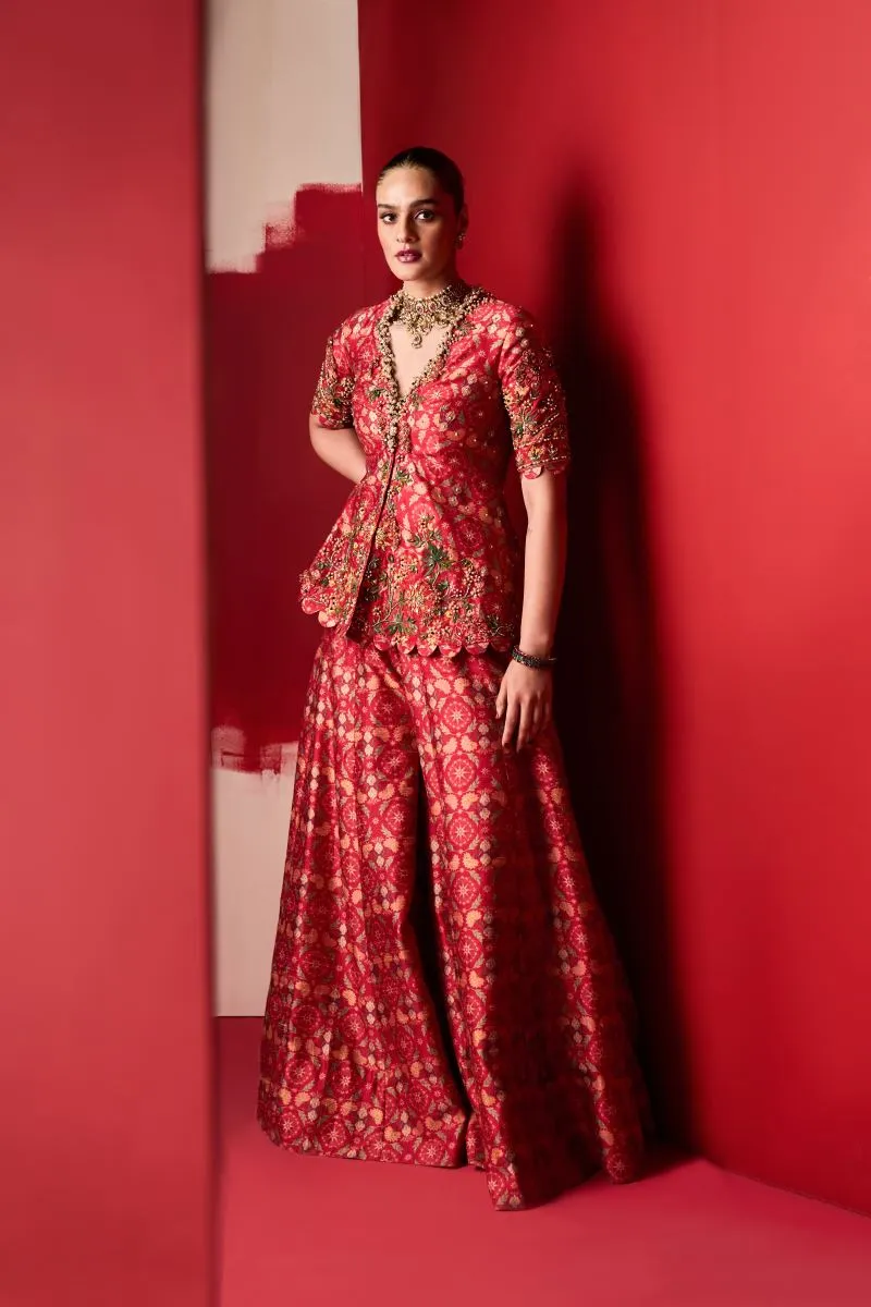 Saadirah peplum set