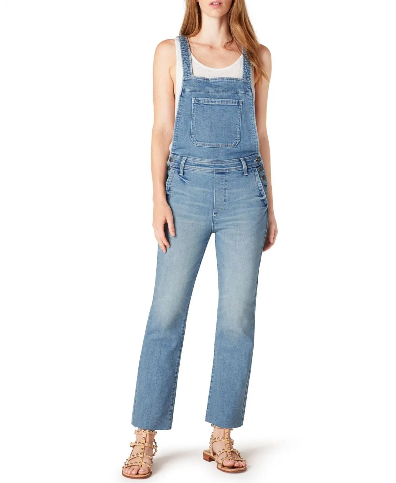 Sam Edelman Womens The Stiletto Raw-Hem Overalls EG8SM51707
