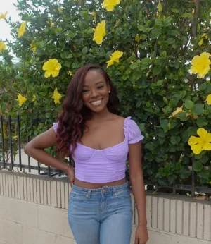 Samantha Under Wire Top(Lavender)