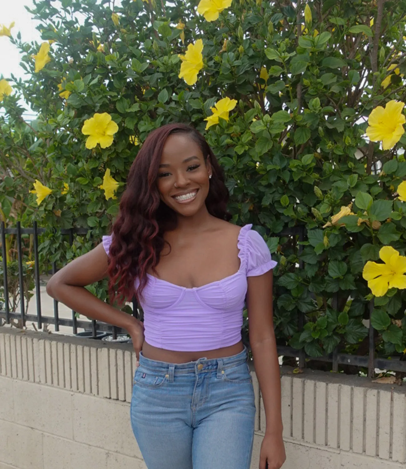 Samantha Under Wire Top(Lavender)