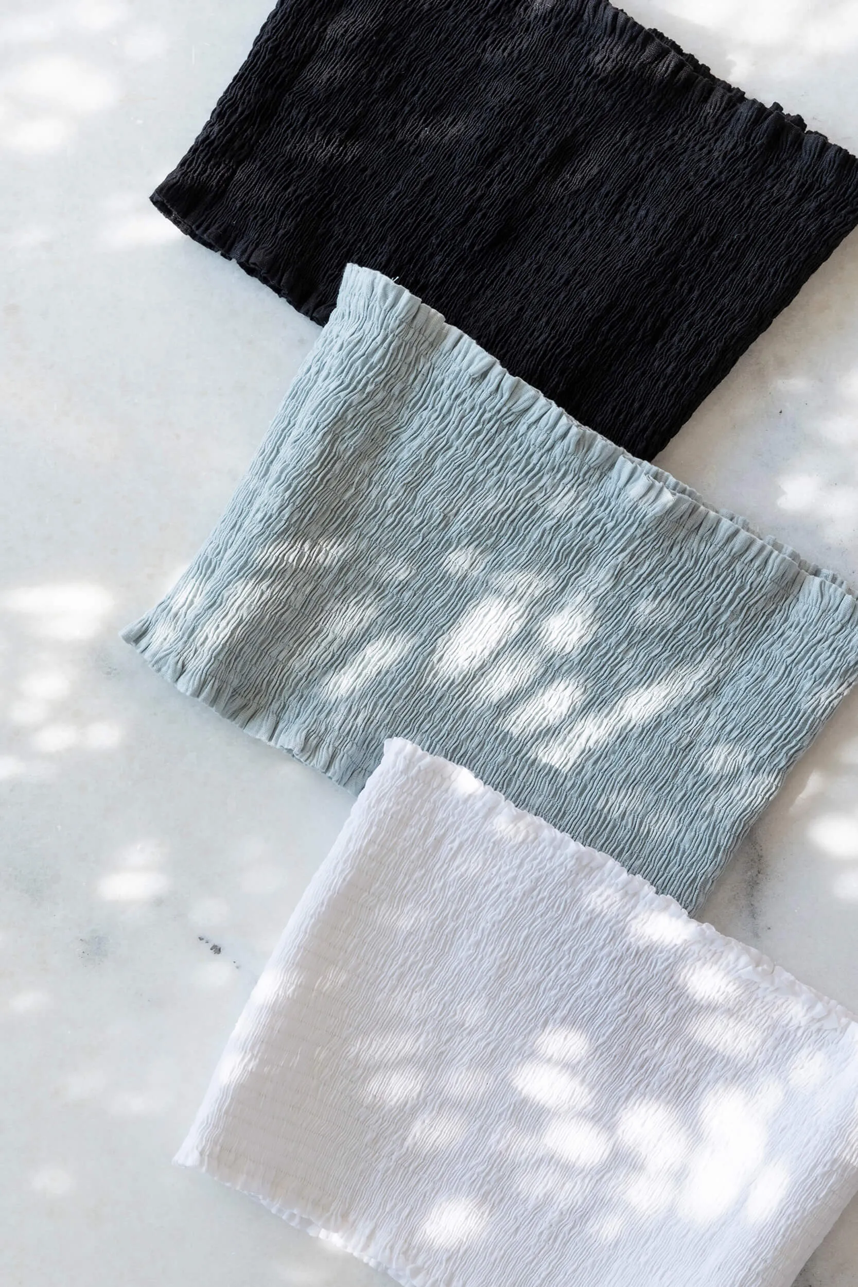 Sand Basic Tube Top (Soft Blue)