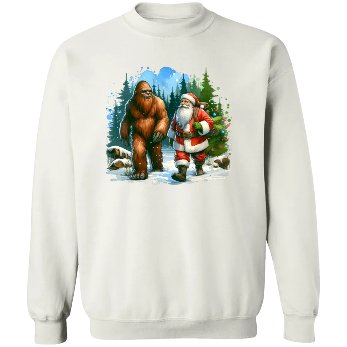 Santa & Sasquatch T-Shirts, Hoodies and Sweatshirts