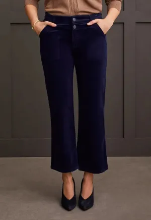 Sapphire Cropped Corduroys