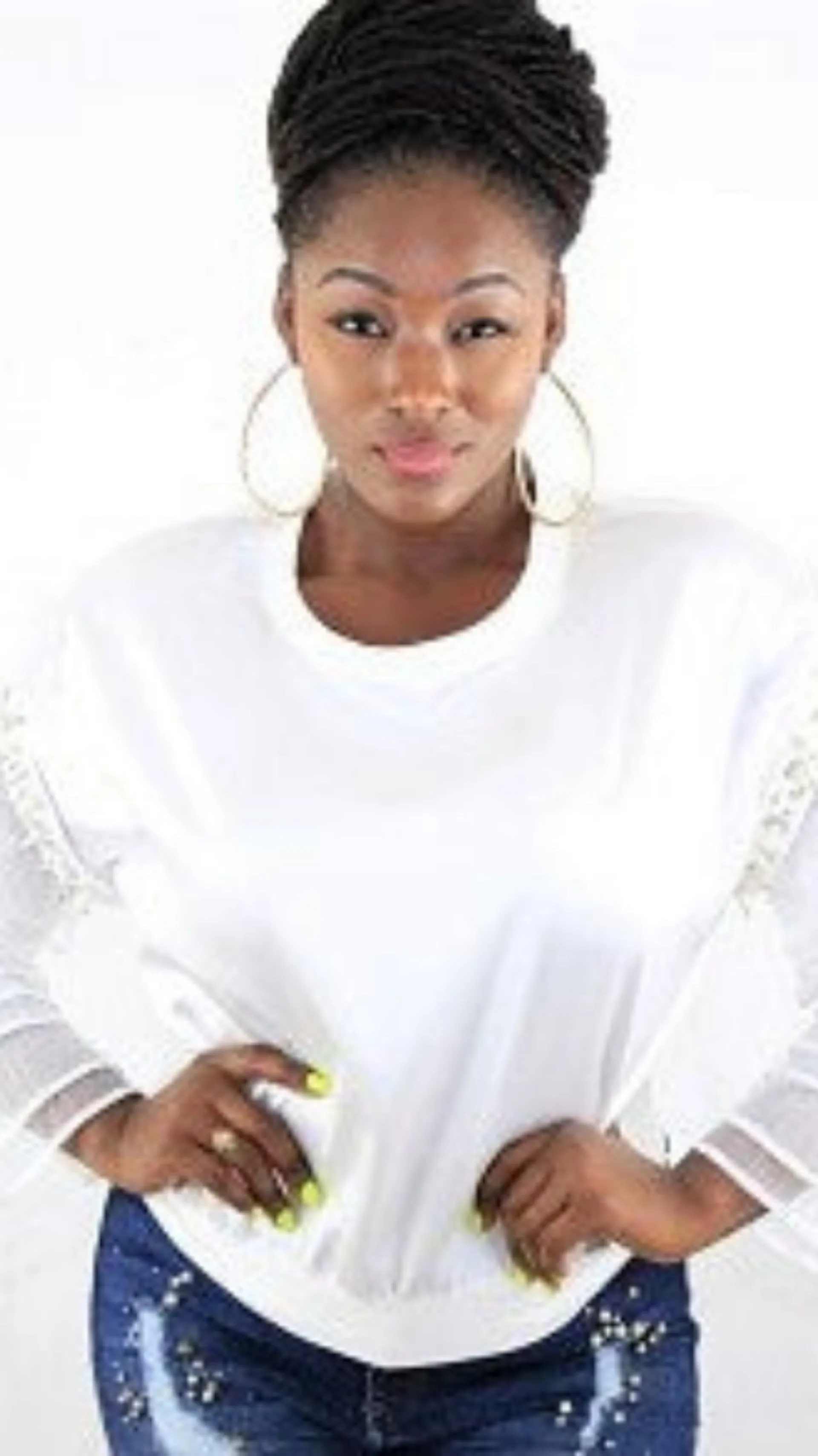 Satin & Pearls Sweatshirt