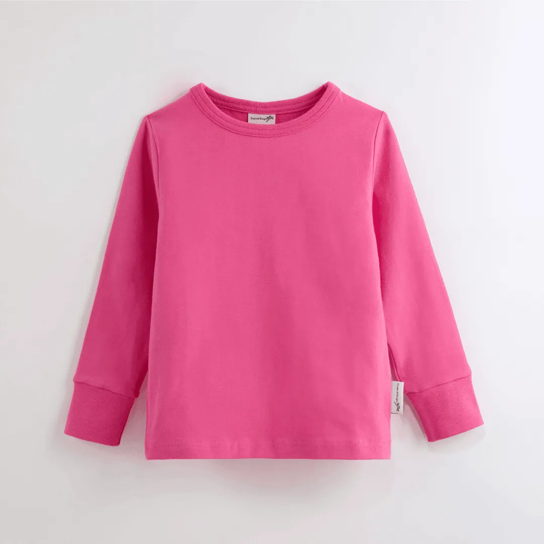 ScandiBugs Own Label Organic Long Sleeve Top - Bubblegum Pink