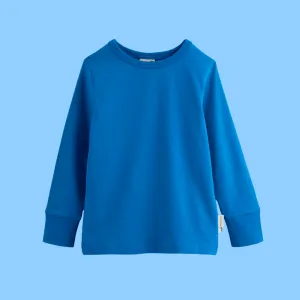 ScandiBugs Own Label Organic Long Sleeve Top - Peacock Blue