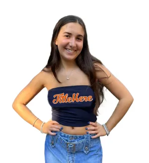 Script Tube Top