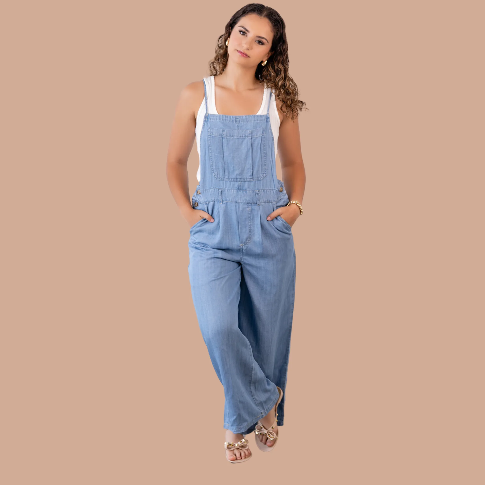 Seaside Denim Overalls
