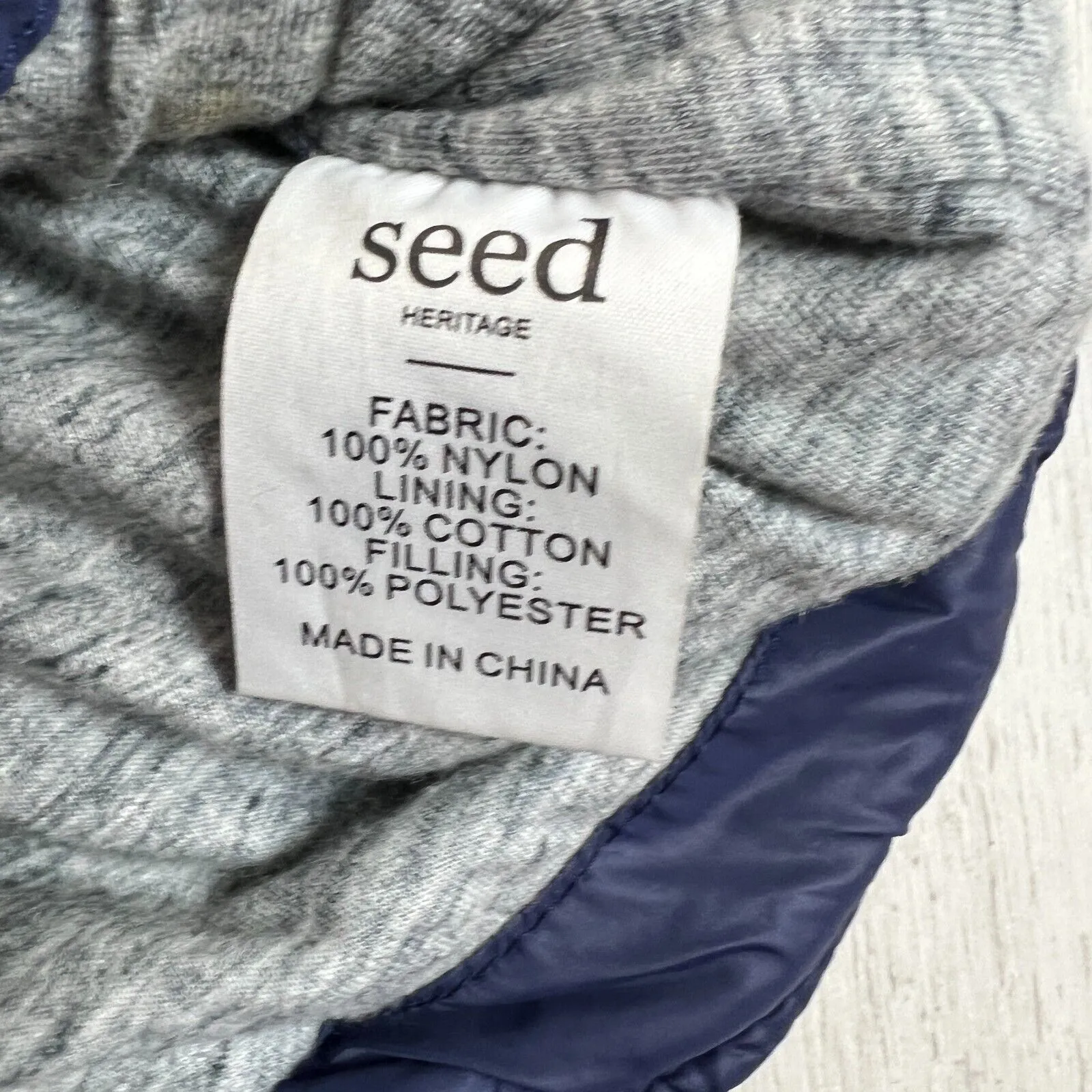 Seed Heritage Baby Boys Puffer Vest Size 0-3 Months Approx