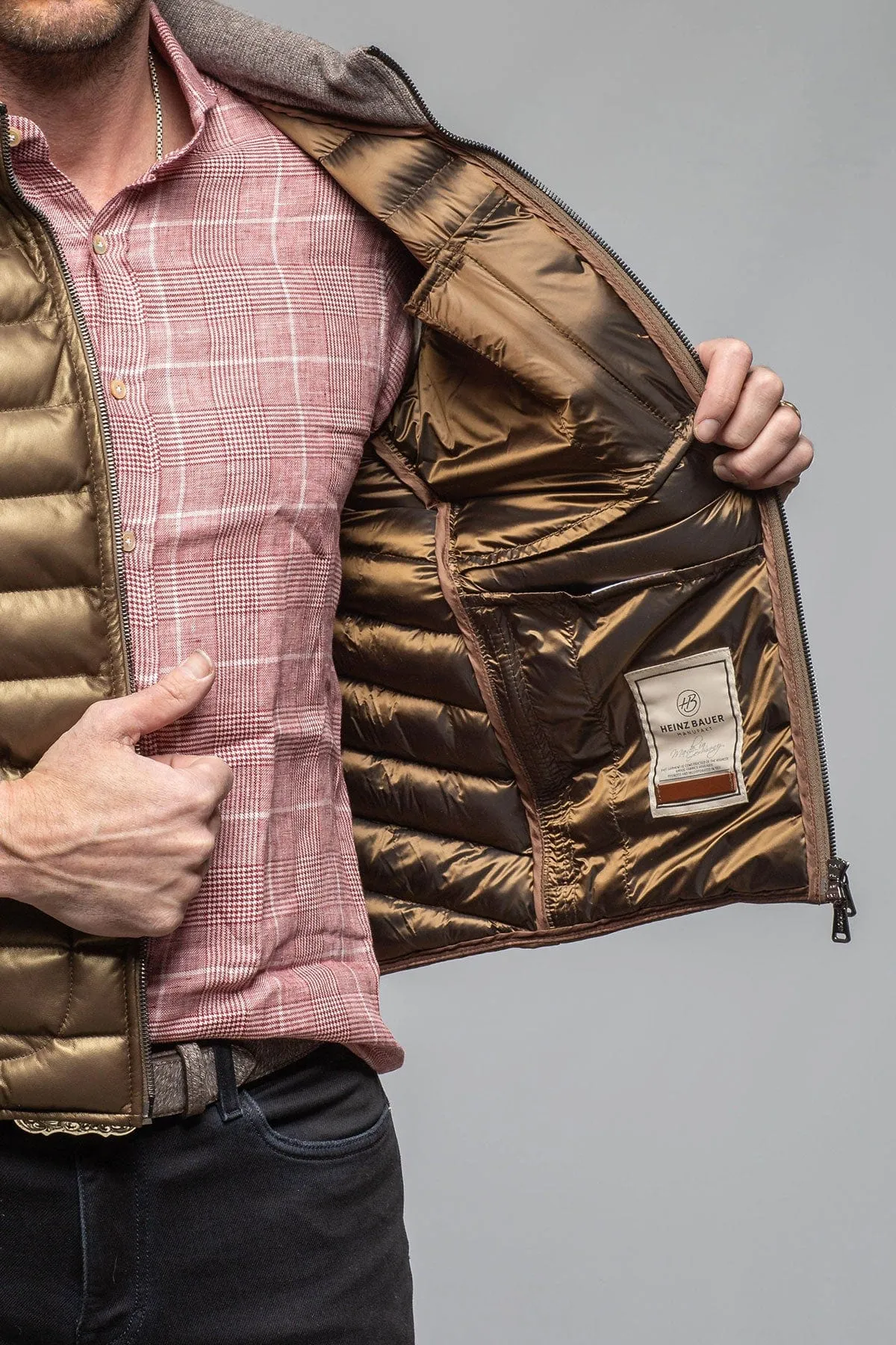 Sepang Sweater Jacket In Copper and Grey