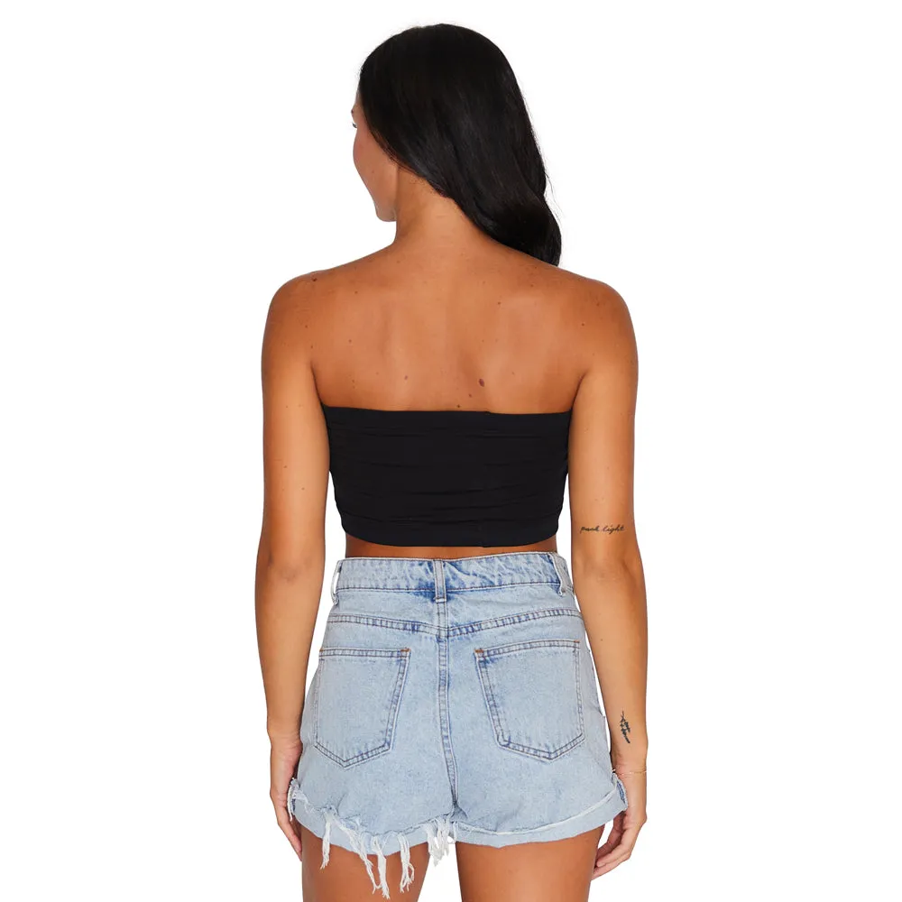 Shake Your Shamrocks Black Tube Top