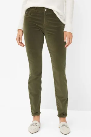 Shakira Corduroy Pants in Soft Khaki