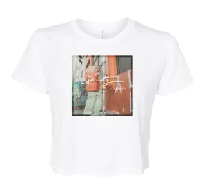 Shawty Bumpin Womens Crop Tee White