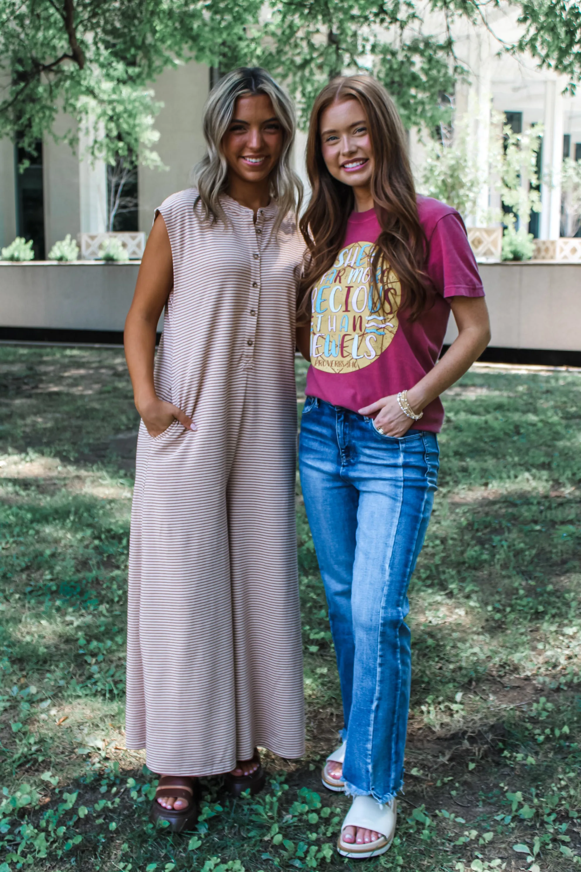 She Is Far More Precious Than Jewels Graphic Tee • Wine - FINAL SALE