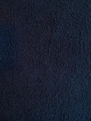 Sherpa Baumwollfleece - navy