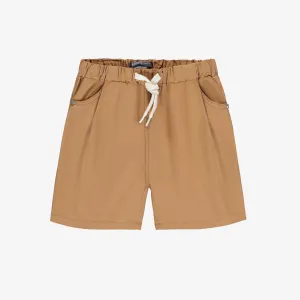 Short caramel en coton extensible, enfant || Caramel short in stretch cotton, child