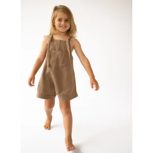 Short Marlow Overalls - Chocolate